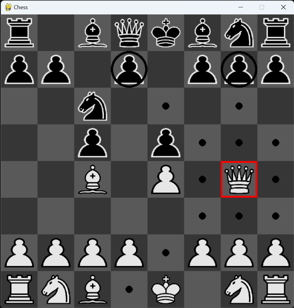 Image de l'echequier en python