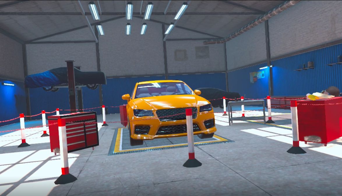 Image d'une voiture en VR